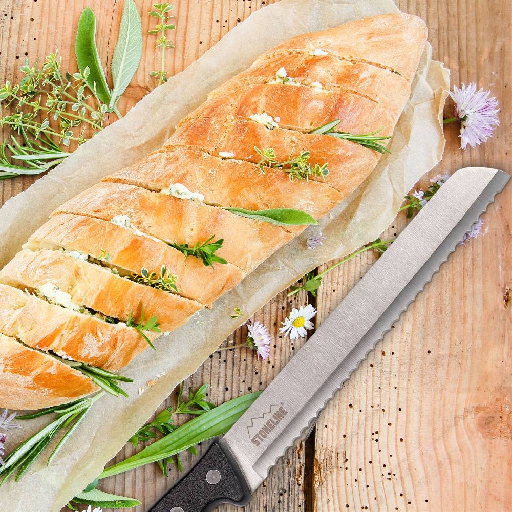 Stoneline Edelstahl Brotmesser 31,5 cm Verkauf