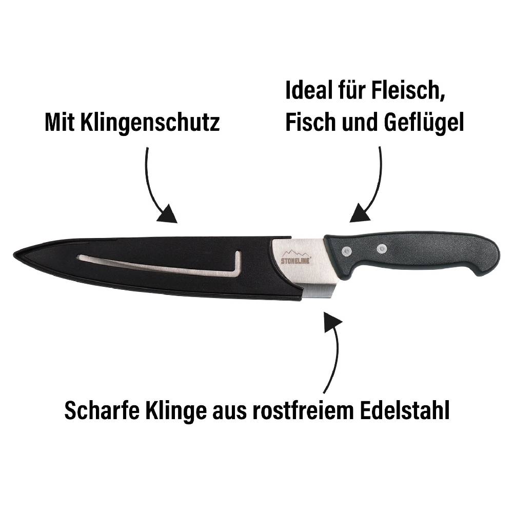 Stoneline Edelstahl Kochmesser 31,5 cm Hotsell