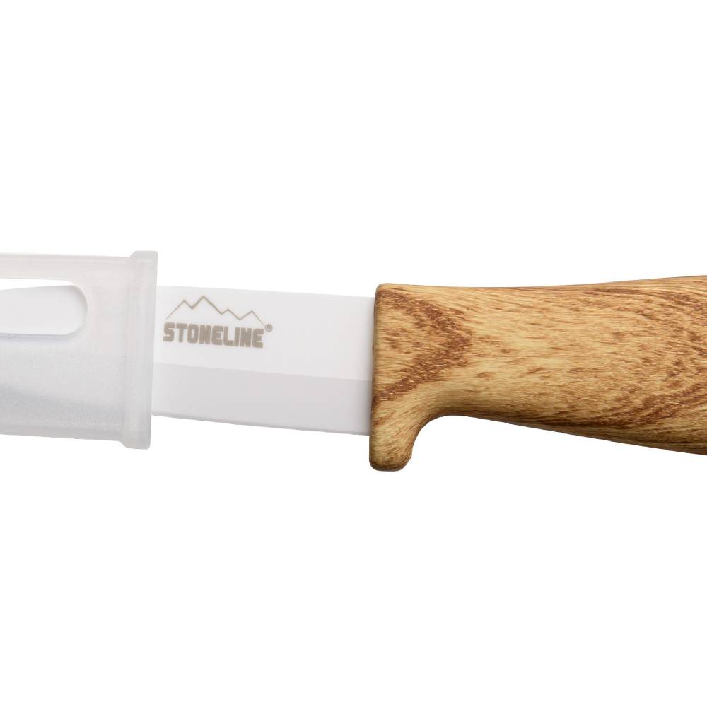 Stoneline Keramik Küchenmesser 18 cm Holzoptik Günstiger Verkauf