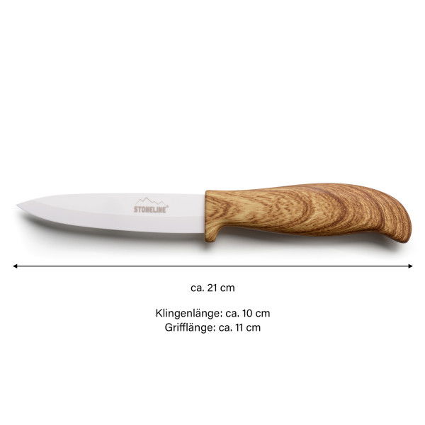 Stoneline Keramik Universalmesser 21 cm Holzoptik Meist gekauft