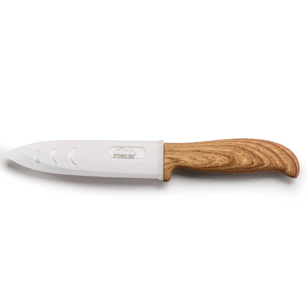 Stoneline Keramik Messer-Set 4-teilig Holzoptik Blitzverkäufe