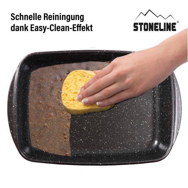 Stoneline Auflaufform Eckig Set 2-teilig Fabrikpreis