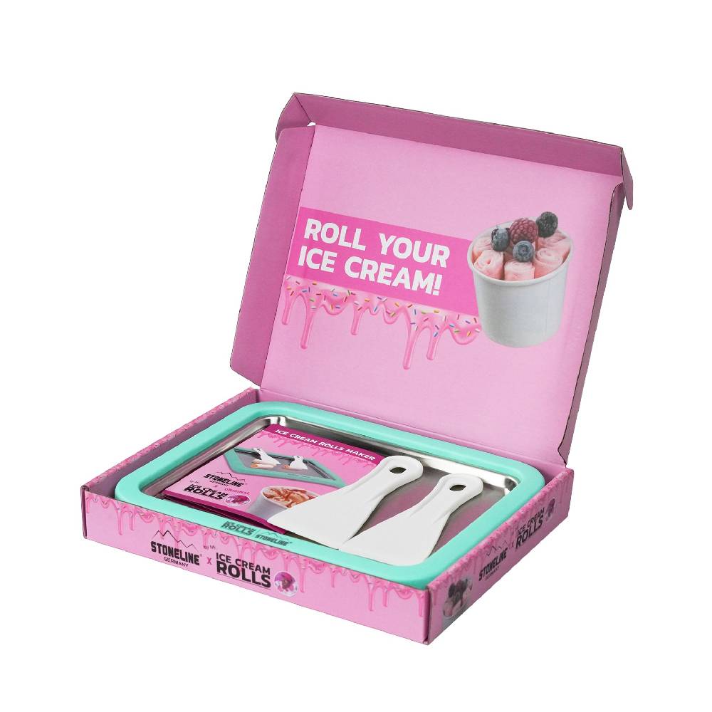 Stoneline Eisplatte für Hausgemachte Eiscreme Speiseeis Mint Sonderangebot