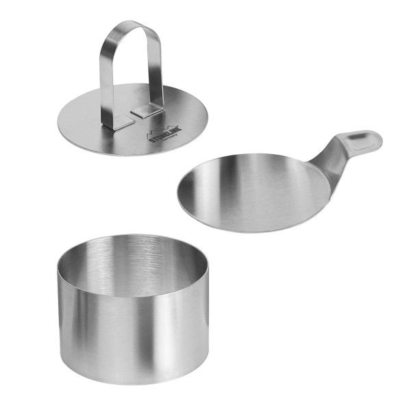 Stoneline Dessertringe Speiseringe Rund Set 8-teilig Edelstahl Günstig kaufen