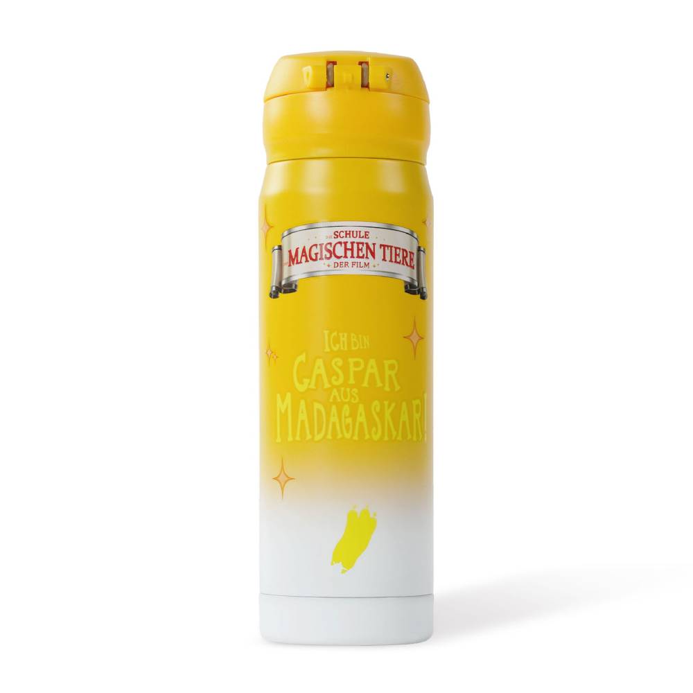 Stoneline Die Schule der Magischen Tiere Trinkflasche 380 ml Edelstahl Gelb, Caspar Neueste Mode