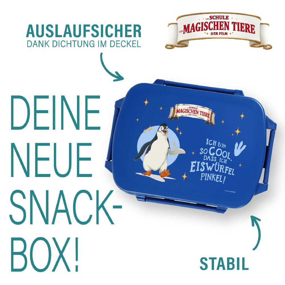 Stoneline Die Schule der Magischen Tiere Brotdose rPET Blau, Juri Exklusive Angebote