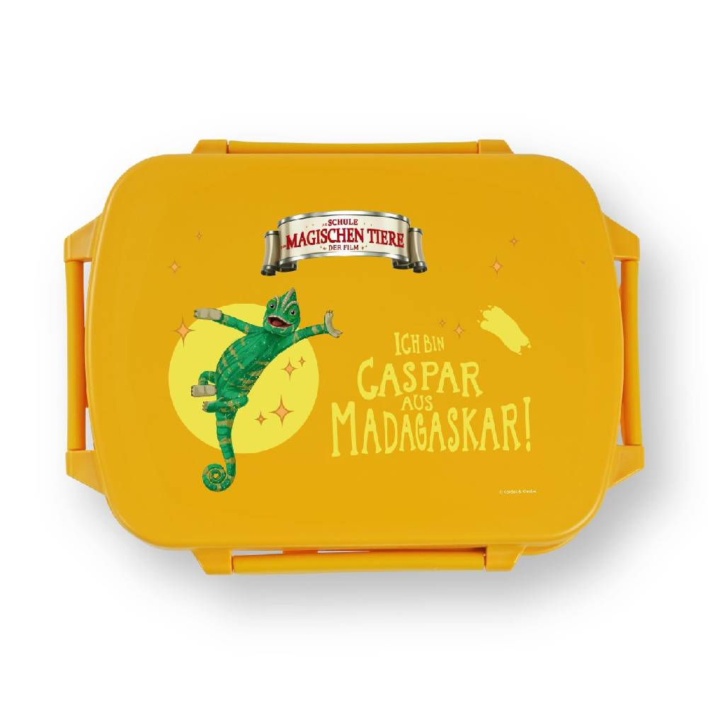Stoneline Die Schule der Magischen Tiere Brotdose rPET Gelb, Caspar Blitzangebot