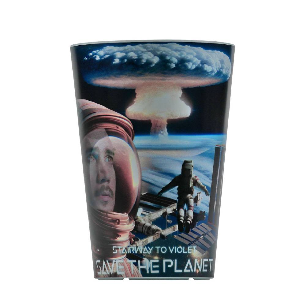 Stoneline Save the Planet Trinkbecher 400 ml rPET, mit Eichstrich Tägliche Deals