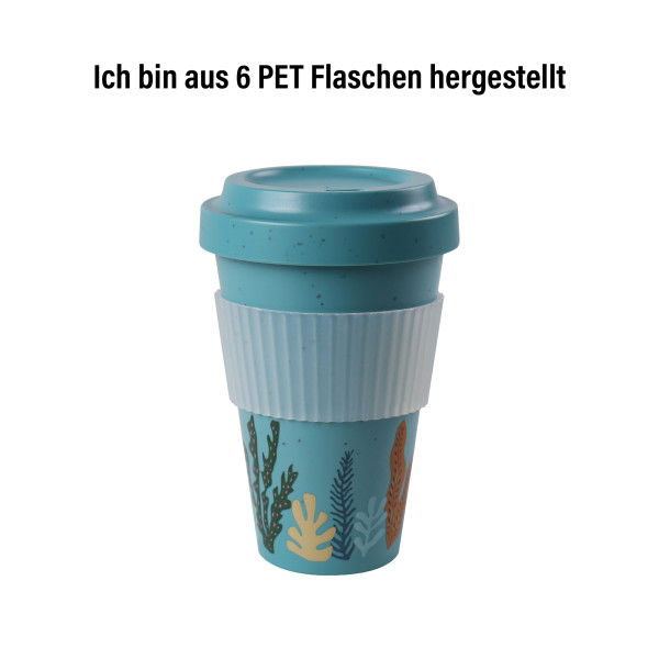 Stoneline Kaffeebecher To Go 400 ml rPET Türkis Sonderangebote