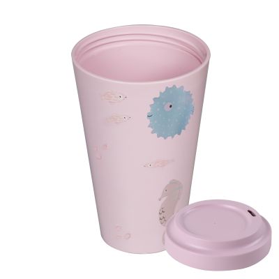 Stoneline Kaffeebecher To Go 400 ml rPET Rosa Riesige Ersparnisse