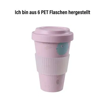 Stoneline Kaffeebecher To Go 400 ml rPET Rosa Riesige Ersparnisse